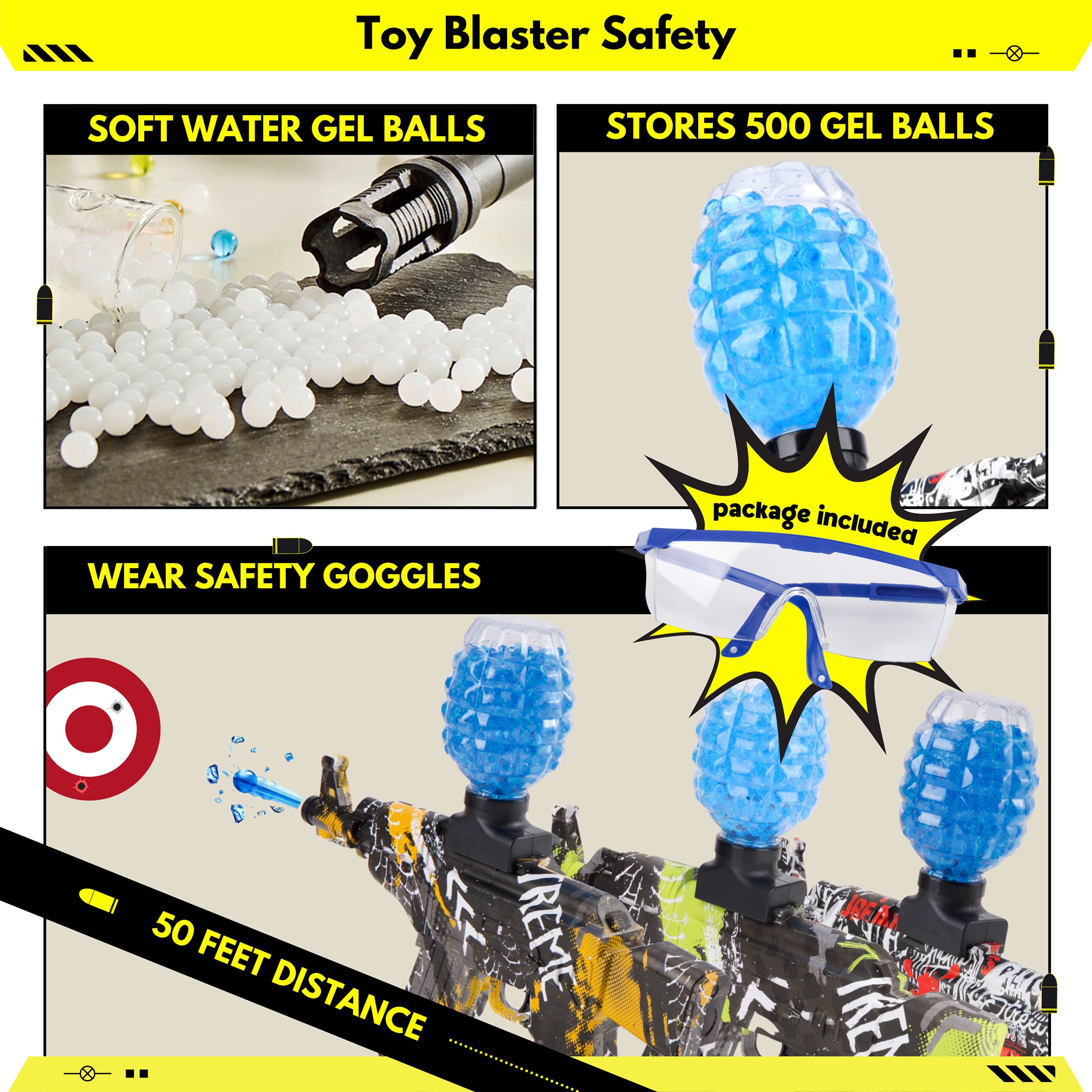 Gel Blaster Gun NEOPAPA Splat Gun Automatic AK 47 for Adults Splatter