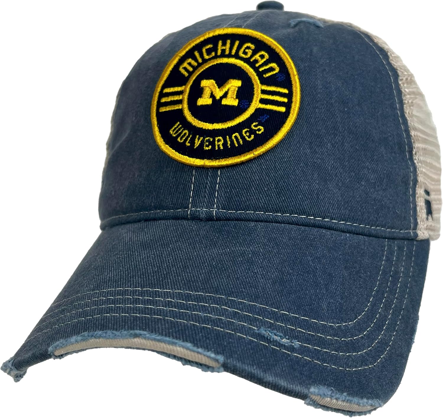 Official Collegiate Vintage Trucker Hat Adjustable Snapback - Emblem Collection