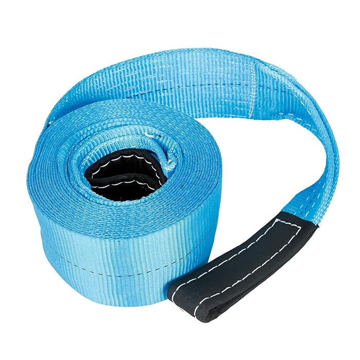 Buy Fekuar 4" x 30' Heavy Duty Tow Strap with Reinforced Loops, 20000