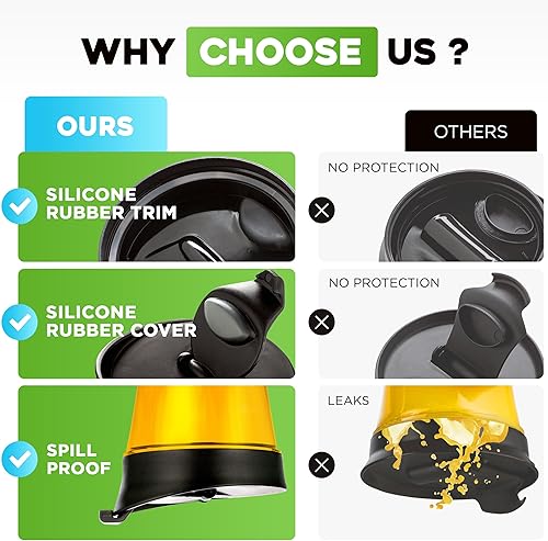 Miniatura 4 de Umien Juego de 2 jarras de agua de 50 onzas con tapa abatible, jarra de plástico transparente para leche, bebidas de té helado, cerveza fría y barra