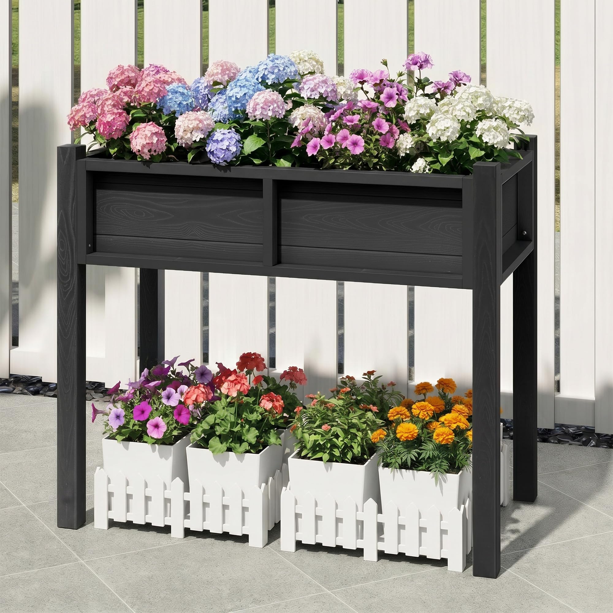 YITAHOME improve Garden Bed Poly-Wood