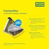 MANN-FILTER FP 25 015 Cabin Air Filter - FreciousPlus Biofunctional Pollen Filter - for Cars + Transporters - 6