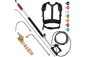 24 Ft Telescoping Power Wash Extension Wand