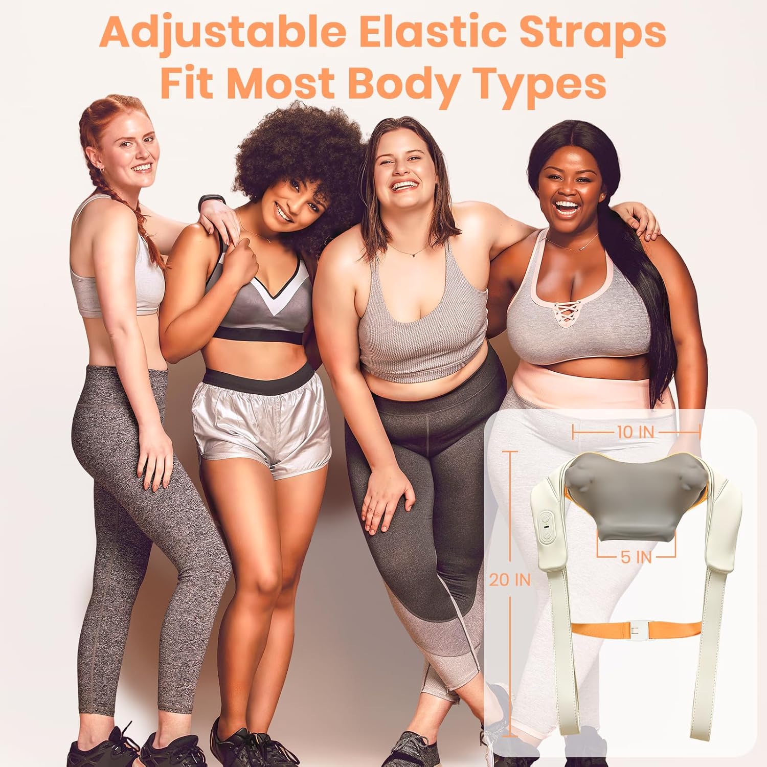 Gifts for Women / Men: 2026 NEW Shiatsu Neck Massager with Heat, Brushless Neck Massager for Pain Relief Deep Tissue with 3 Modes, Deep Kneading Shoulder and Back Massagers, Dad / Mom Gifts Birthday