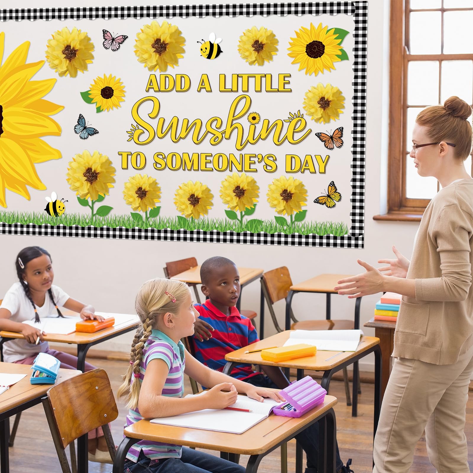 Pasimy Flamingo Bulletin Board Set Pink Flamingo Classroom Decorations - View #6