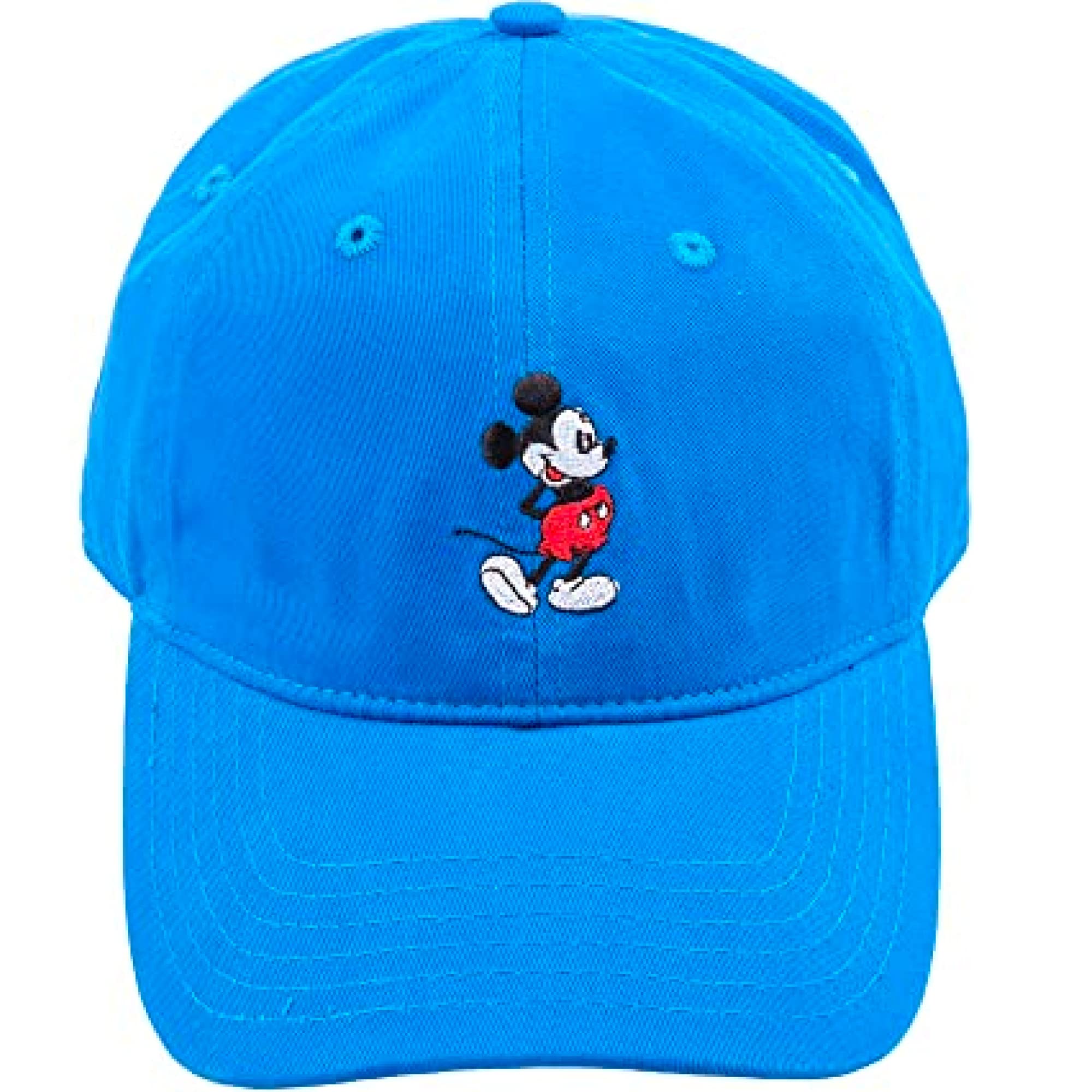 Disney Mickey Mouse Baseball Hat Washed Twill Cotton Adjustable Dad Cap
