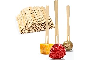 200 Disposable Mini Appetizer Forks for Lunch Boxes