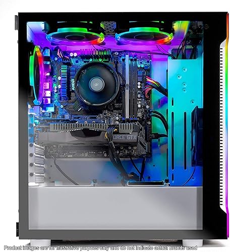 Miniatura 6 de Skytech Archangel Gaming Computer PC Desktop - Ryzen 5 3600 3.6GHz, GTX 1660 Super 6G, 500 GB SSD, 16GB DDR4 3000MHz, ventiladores RGB, Windows 10