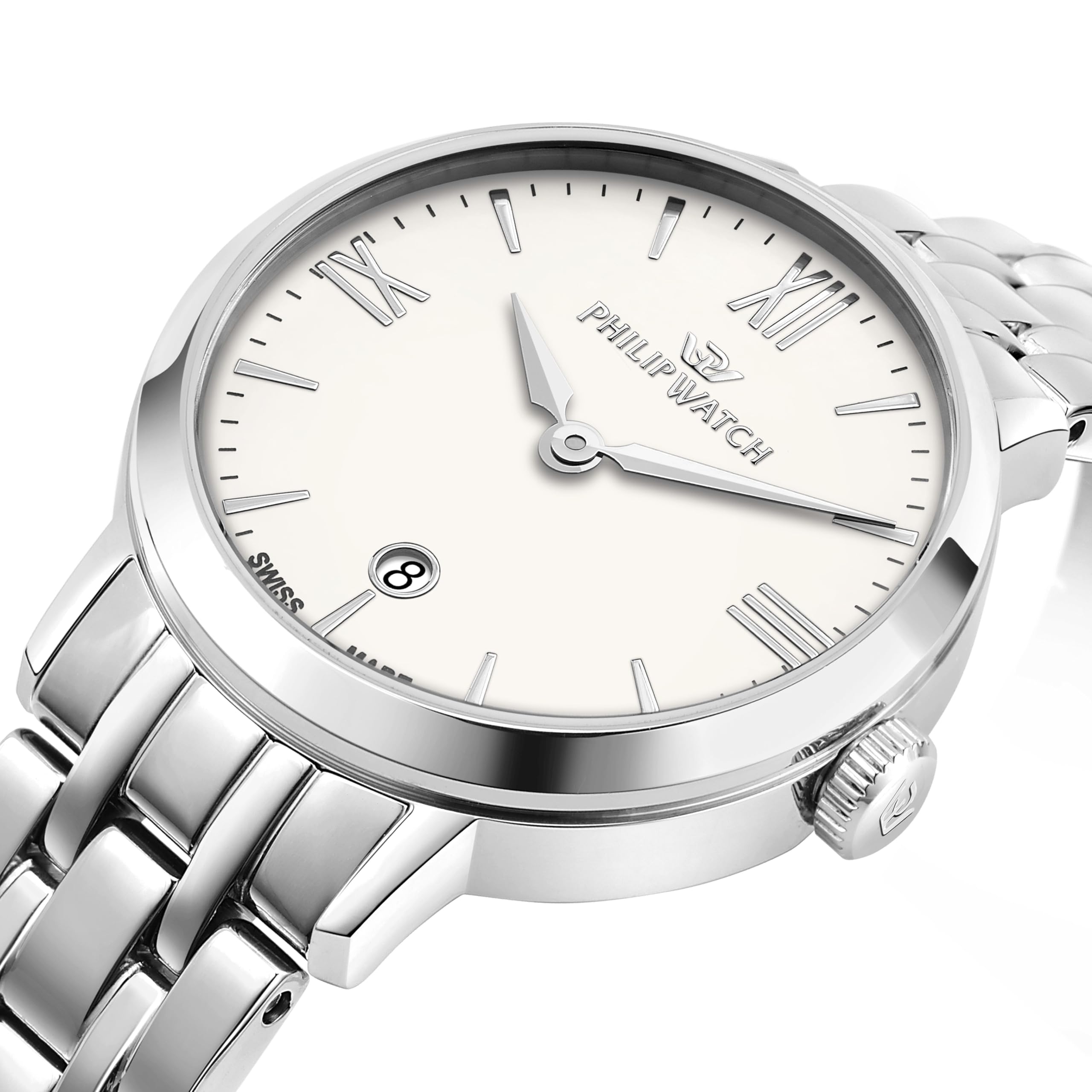 Philip Watch AUDREY Orologio Donna Tempo e data in Acciaio - R8253150514