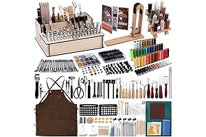 628Pcs Leathercraft Tools and Accessories Kit for Adults