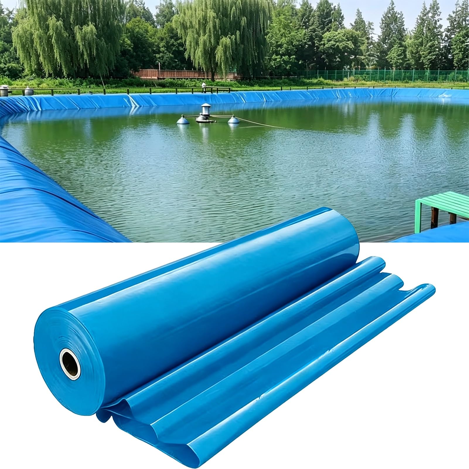 MARXAN Large Fish Pond Liner 3x4m 4x6m 6x8m 8x10m 10x12m Tarp