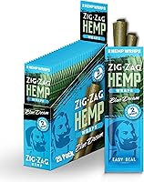 Vista 1 de ZIG-ZAG Paquete de 25 envolturas de cáñamo, Blue Dream (2 envolturas por paquete) 100% naturales, de quema lenta