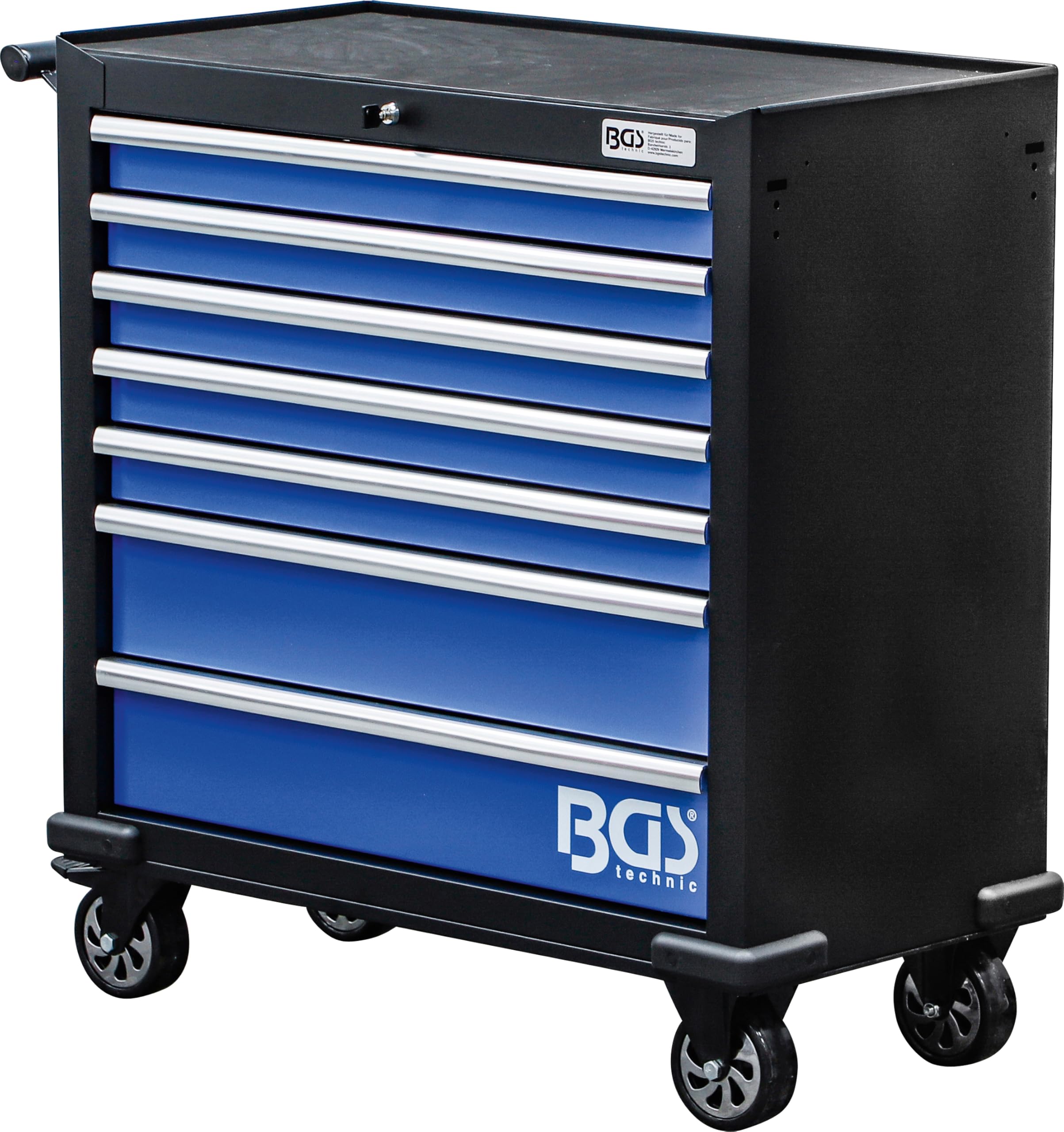 BGS 6063 | Servante d’atelier XL | 7 tiroirs | avec 301 outils