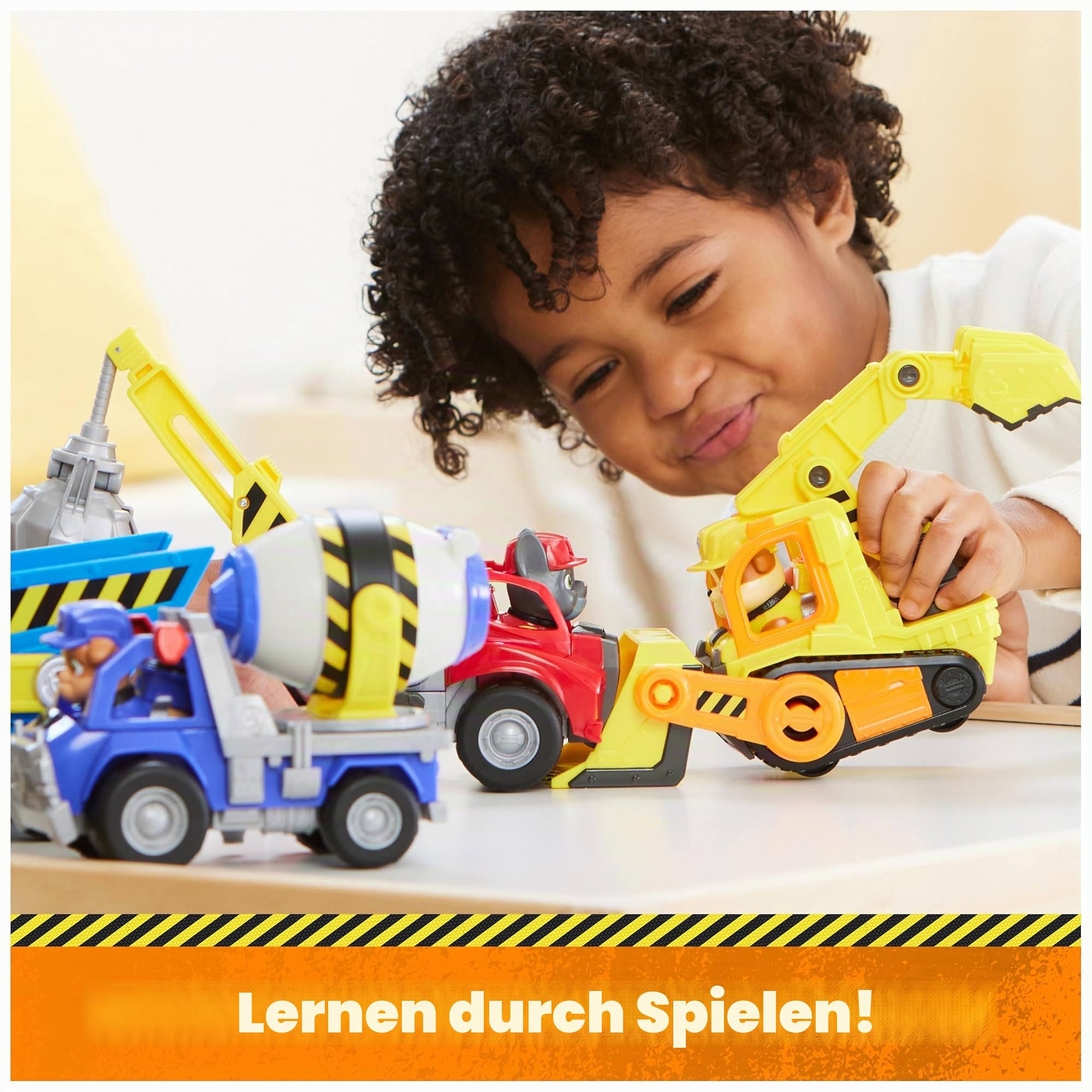 Rubble & Crew Wheeler's Muldenkipper Konstruktionsspielzeug & Sammelfigur | Bewegliche Roller, kippbares LKW-Bett, Wheeler-Actionfigur, Rollenspiel, Kinderspielzeug, für Jungen und Mädchen ab 3 Jahren