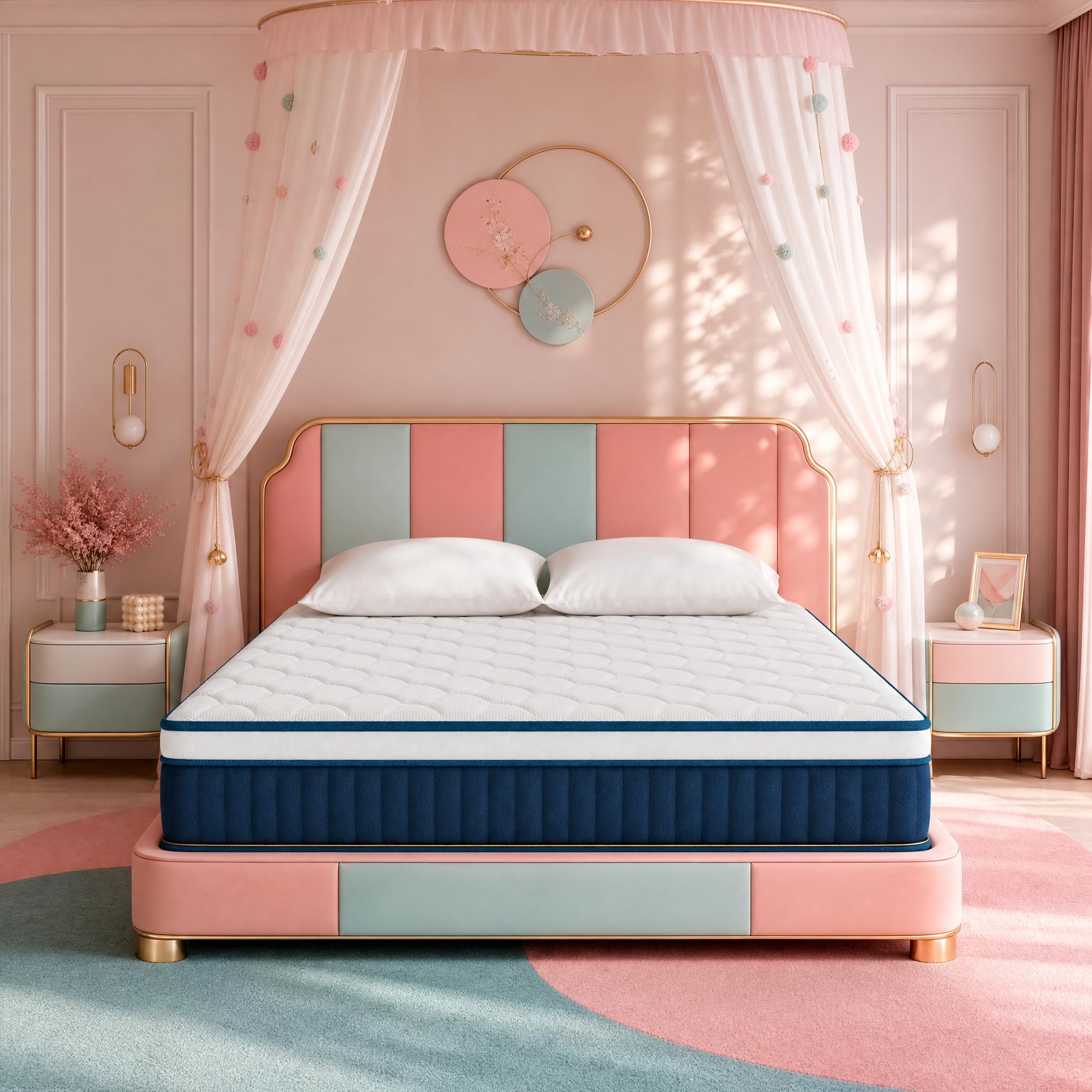 UNZIPE 12 Inch Full Size Hybrid Mattress