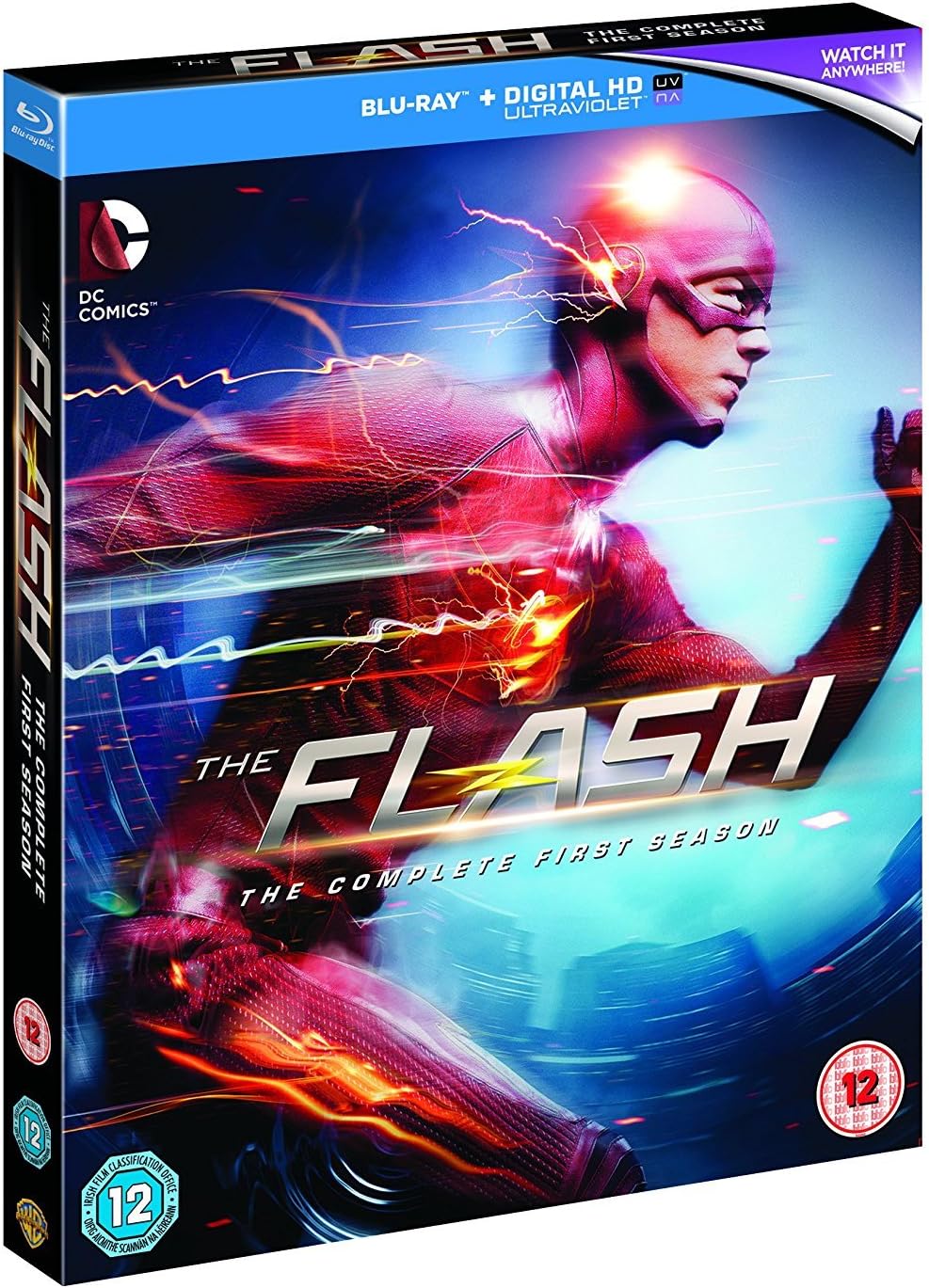The Flash: The Complete Season 1 (Blu-ray + Digital HD + UV) (4-Disc Box Set) (Uncut | Slipcase Packaging | Region Free Blu-ray | UK Import)