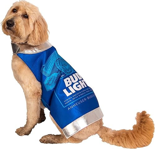 Miniatura 1 de Rasta Imposta Bud Light Can - Disfraces para perro, bebida de cerveza para mascotas, disfraz de ropa, tamaño mediano y mediano