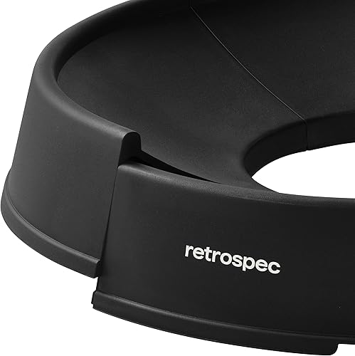 Miniatura 3 de Retrospec Base de pelota de ejercicio accesorio versátil de yoga y pilates, se adapta a bolas de 45, 55, 65, 29.5 in, construcción de plástico ABS