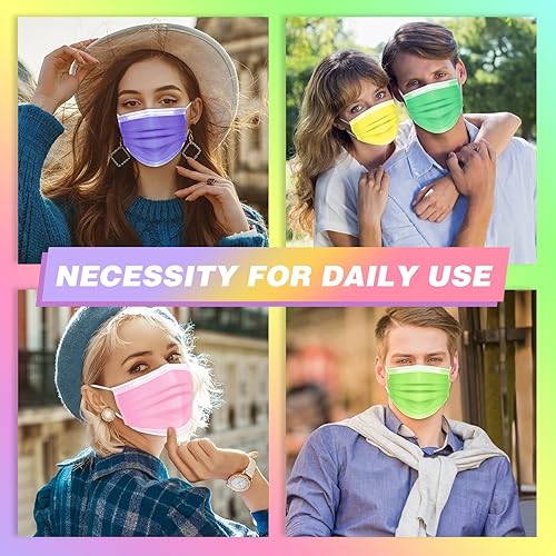 Miniatura 6 de XDX - Cubrebocas desechables de colores