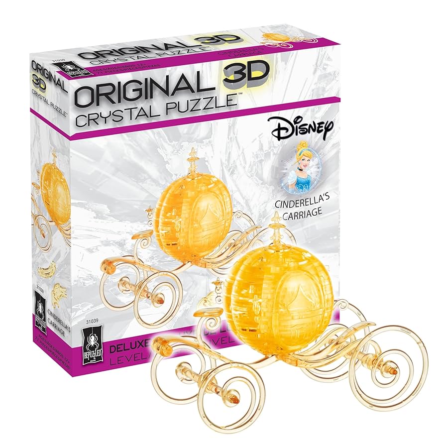 Amazon.co.jp: 3D Crystal Puzzle - Disney Cinderella's