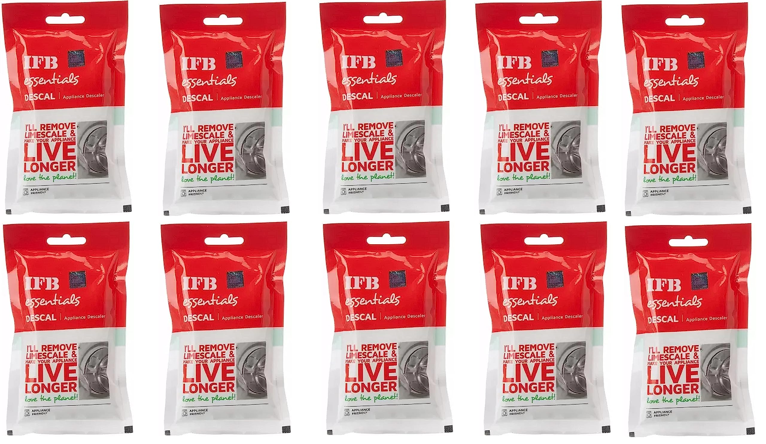 Descaling Powder For Washing Machine Drum Cleaner & Tub Cleaner, Washing Machine Cleaner Powder For All Front & Top Load Washing Machine Descaling Powder 100G (Pack of 10) (B0DHDBWM12) Amazon Price History, Amazon Price Tracker