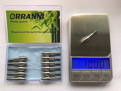 Miniatura 18 de Puntos de campo de tiro con arco de acero inoxidable, varios diámetros exteriores, 100/125 granos, tornillos en puntas de campo de tiro con arco