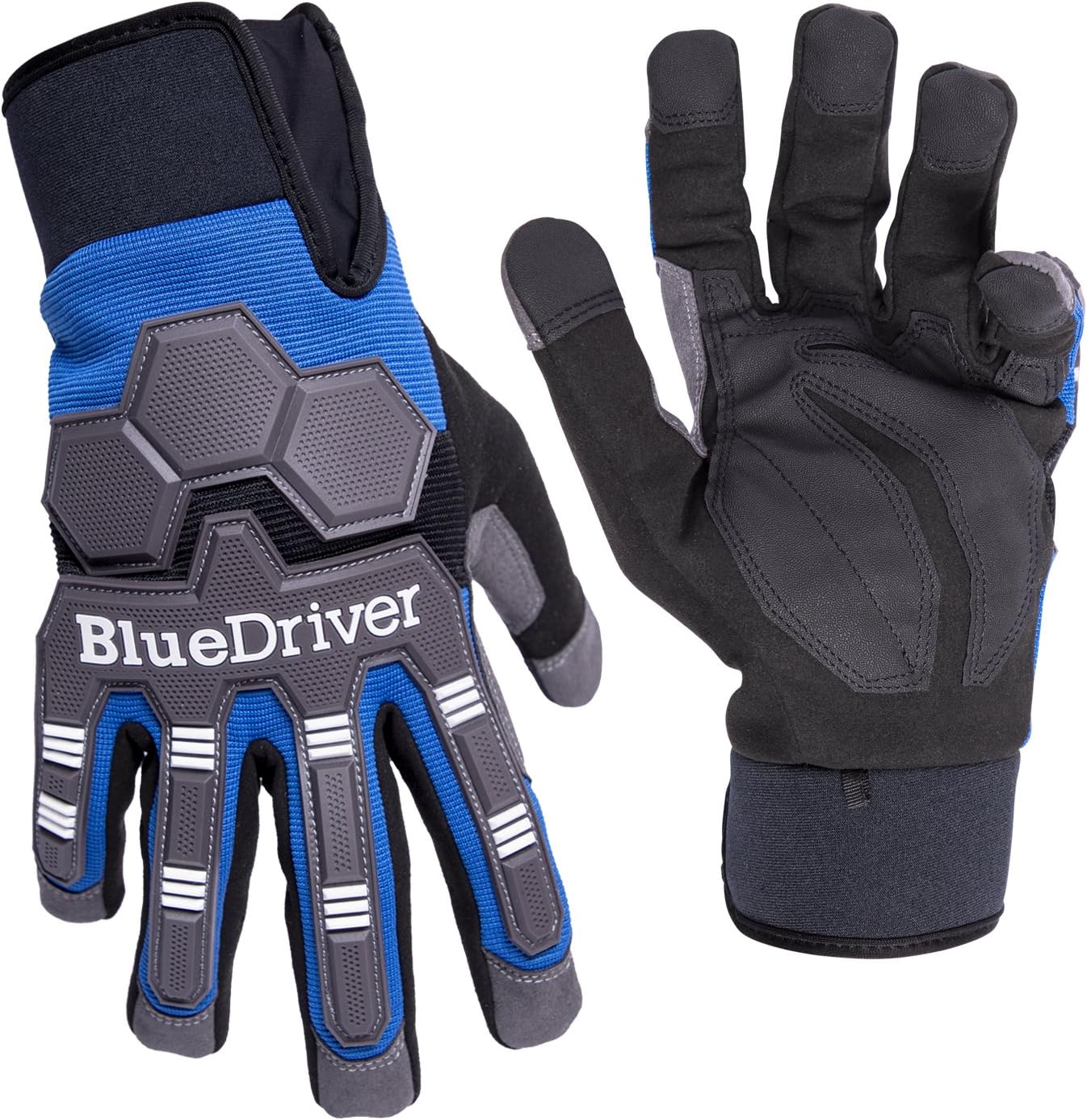 BlueDriver Impact Gloves (Mechanics Gloves) (XL)