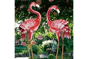 Kircust Metal Flamingo Yard Decor