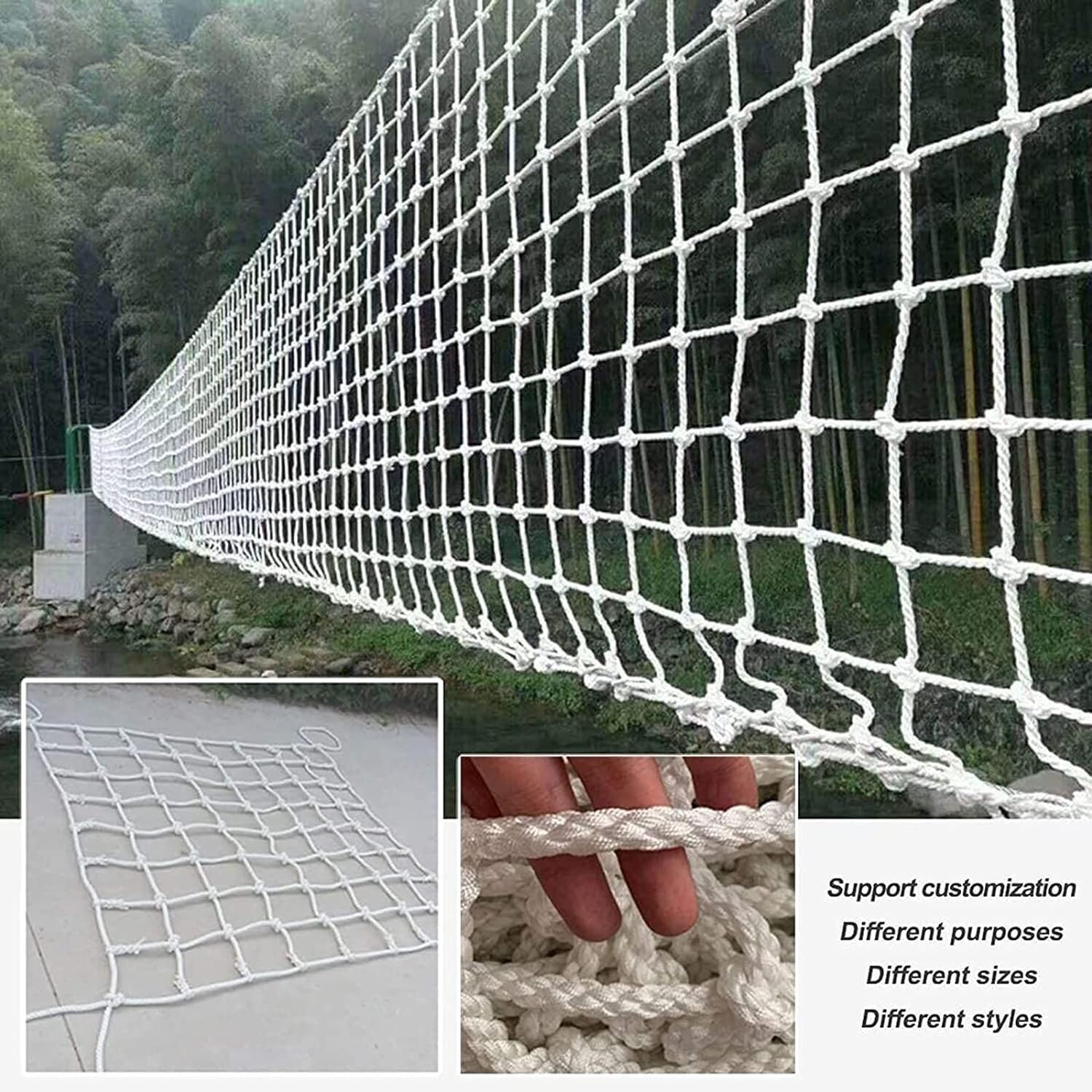 Fettuccia per arrampicata Reti da carico da arrampicata for giochi indoor e outdoor, quanti metri sono necessari for acquistare pochi pezzi Maglia divisoria tessuta maglia di recinzione cord(1mX2.5m)
