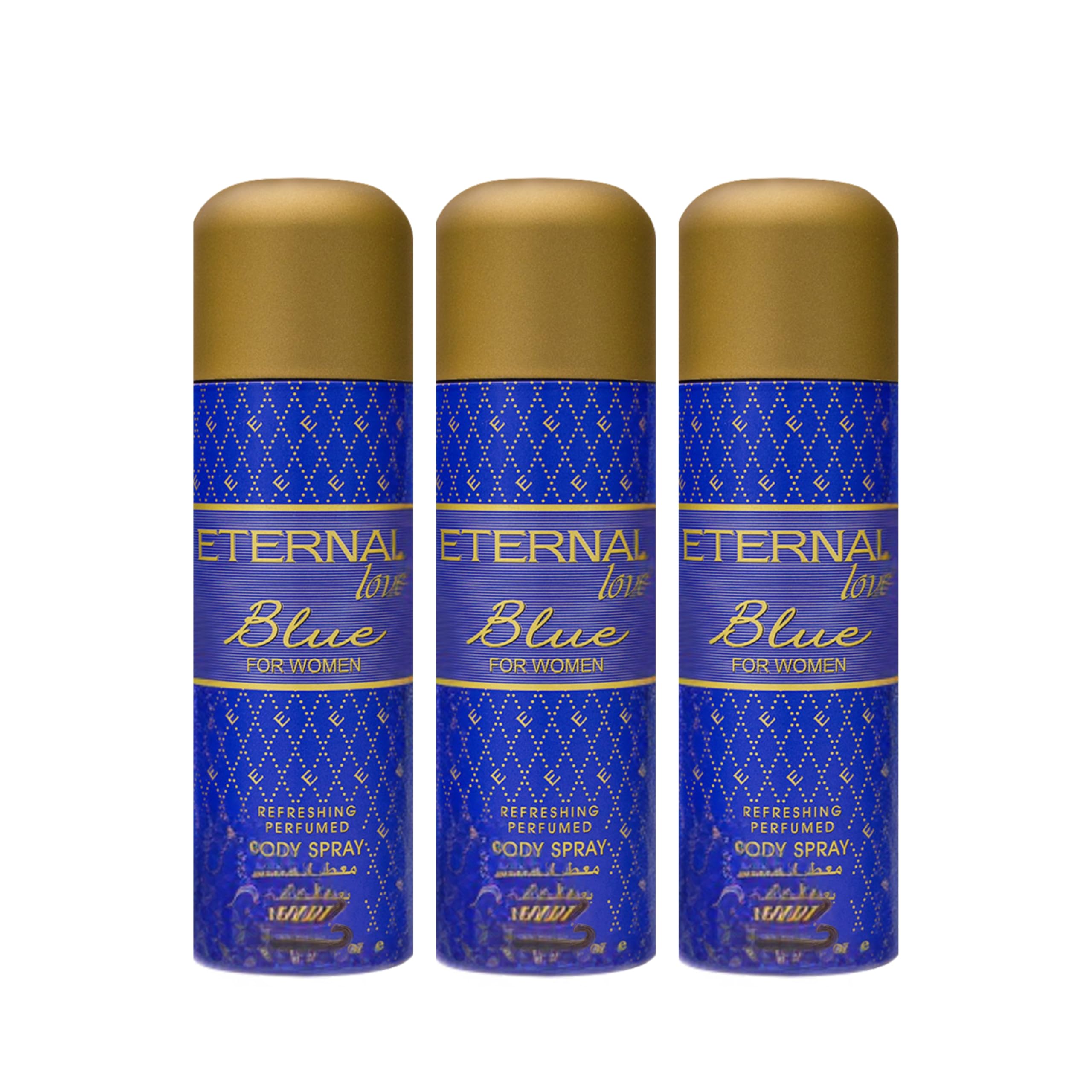 Eternal Love - Blue Body Spray for Women | Mandarin & Vanilla Fragrance | Long-Lasting Perfume for Women | Fresh & Vibrant Scent Ideal for Formal & Special Events | Travel Size - 200 ml (Pack of 3)-picture-17
