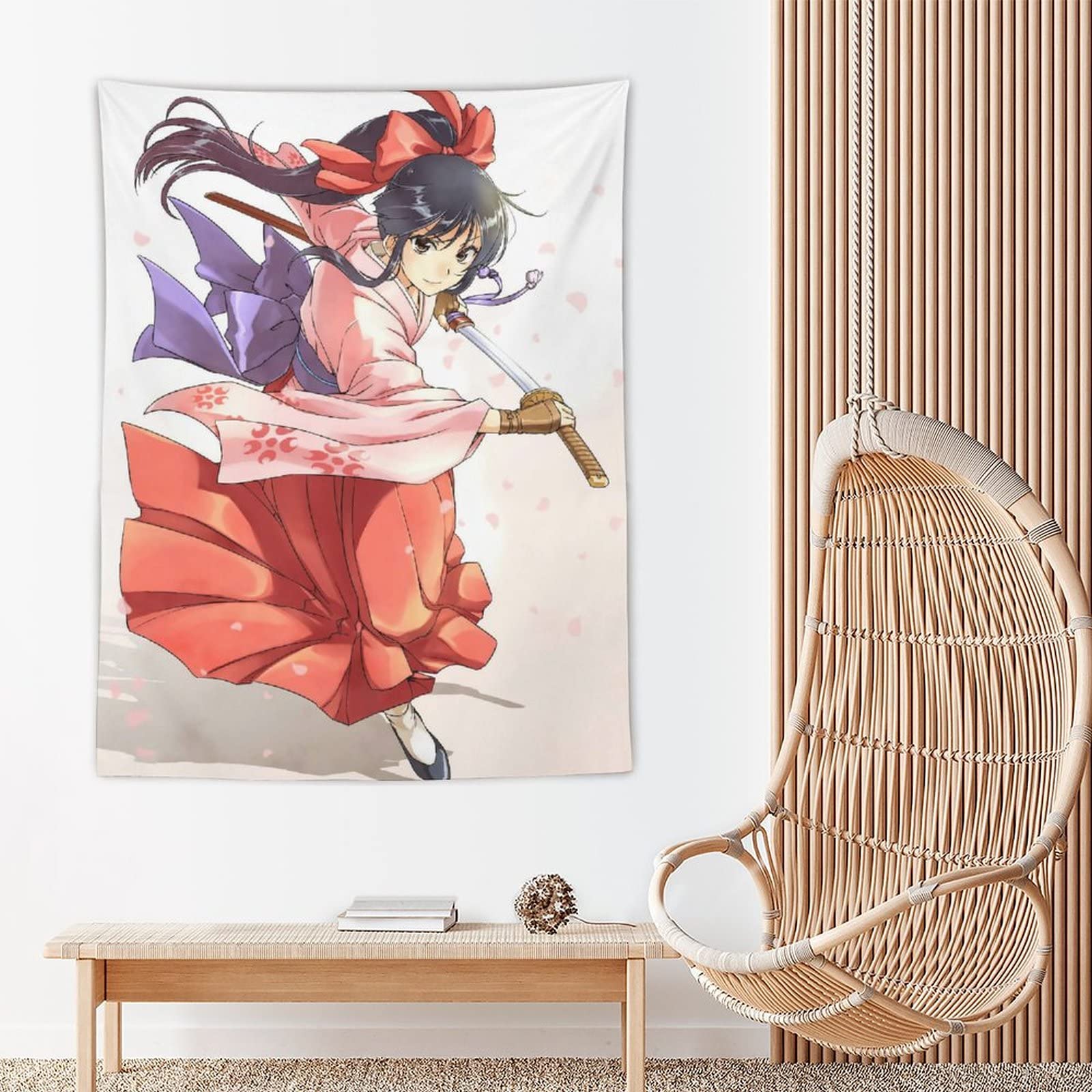 Amazon.co.jp: タペストリー サクラ大戦 真宮寺さくら 女剣士 ポスター