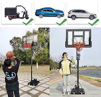 バスケットゴール 屋外 練習用 最短135CM 高さ調整210CMや260CM