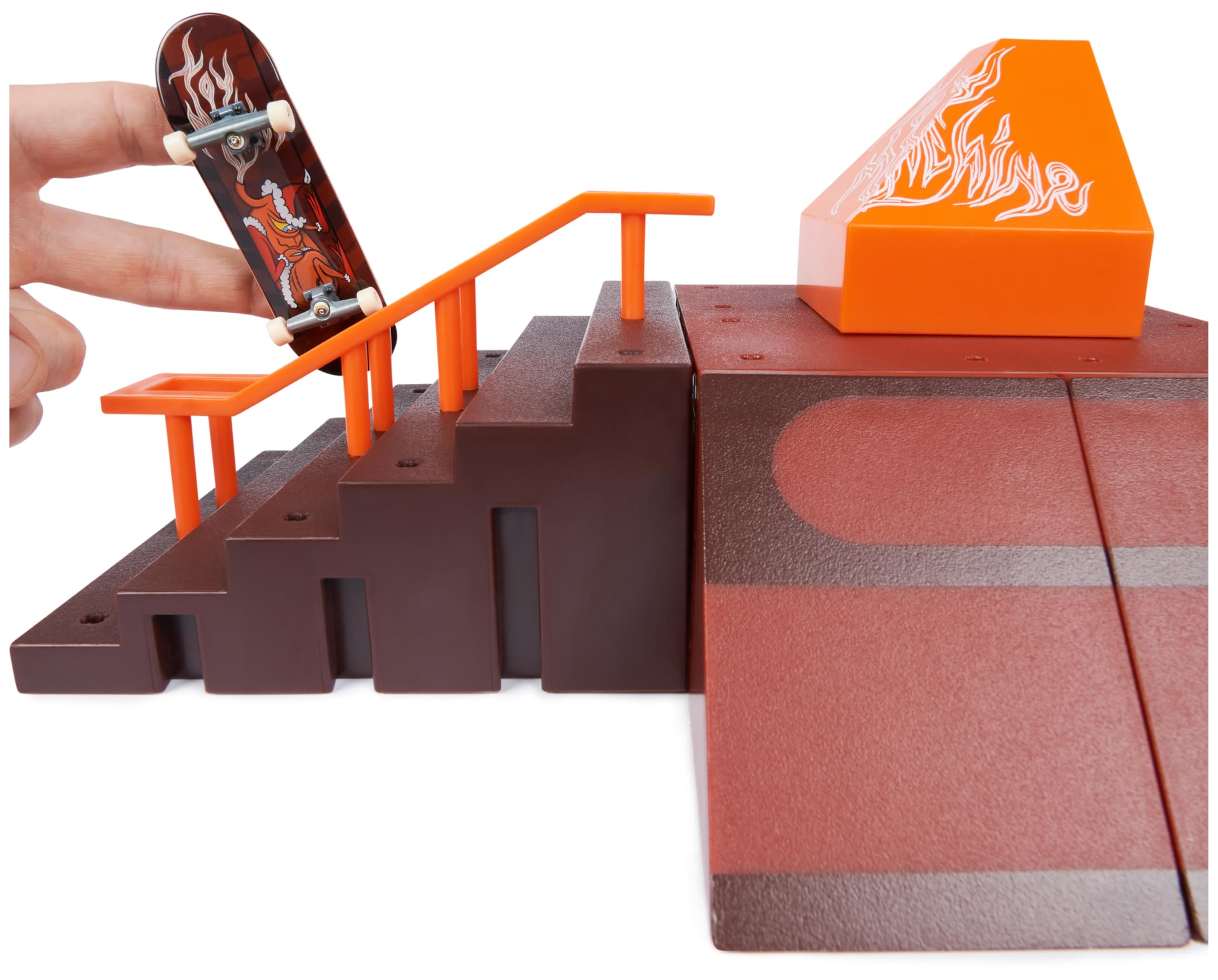 Tech Deck - Finger Skate - Starter Set X-Connect Pyramid Shredder 100% Modulable À Construire Et Personnaliser + 1 Mini Planche Exclusive - Mini Skate Doigt - Jouet Enfant - Jeu Enfant 6 Ans Et +
