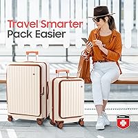 Amazon.com: SWISS&CO 3-Piece Premium Luggage Set – Hardshell