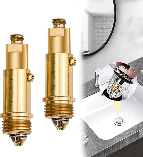 2 Pcs Replacement Sink Plug Internal Bolt Anticorrosive Easy Installation Click Clacks Pop Up