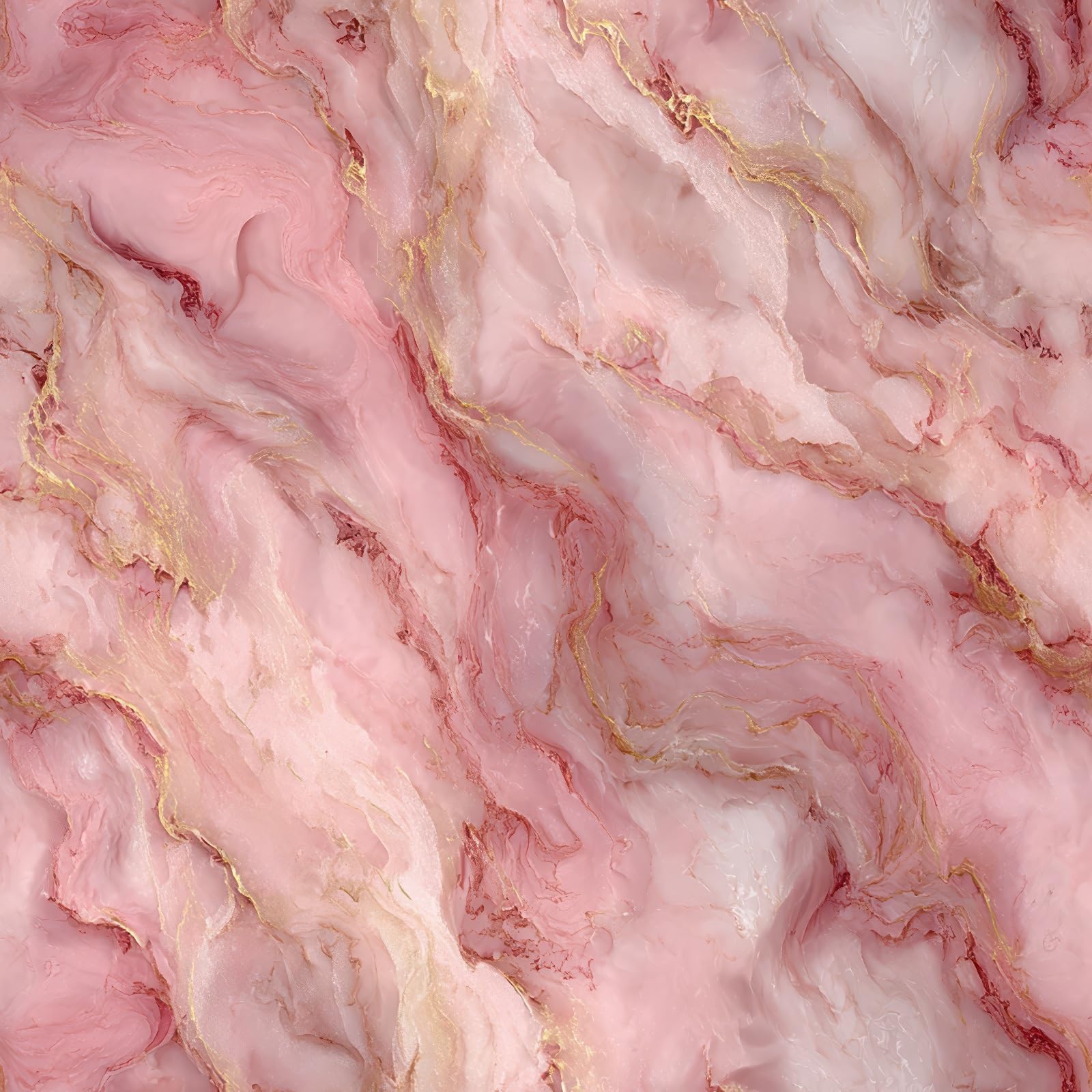 8 12x12 Inch Peel and Stick Floor Tiles Self Adhesive Vinyl Flooring Tile Pink Marble Removable Decals Bathroom Laundry DIY Home Decoration