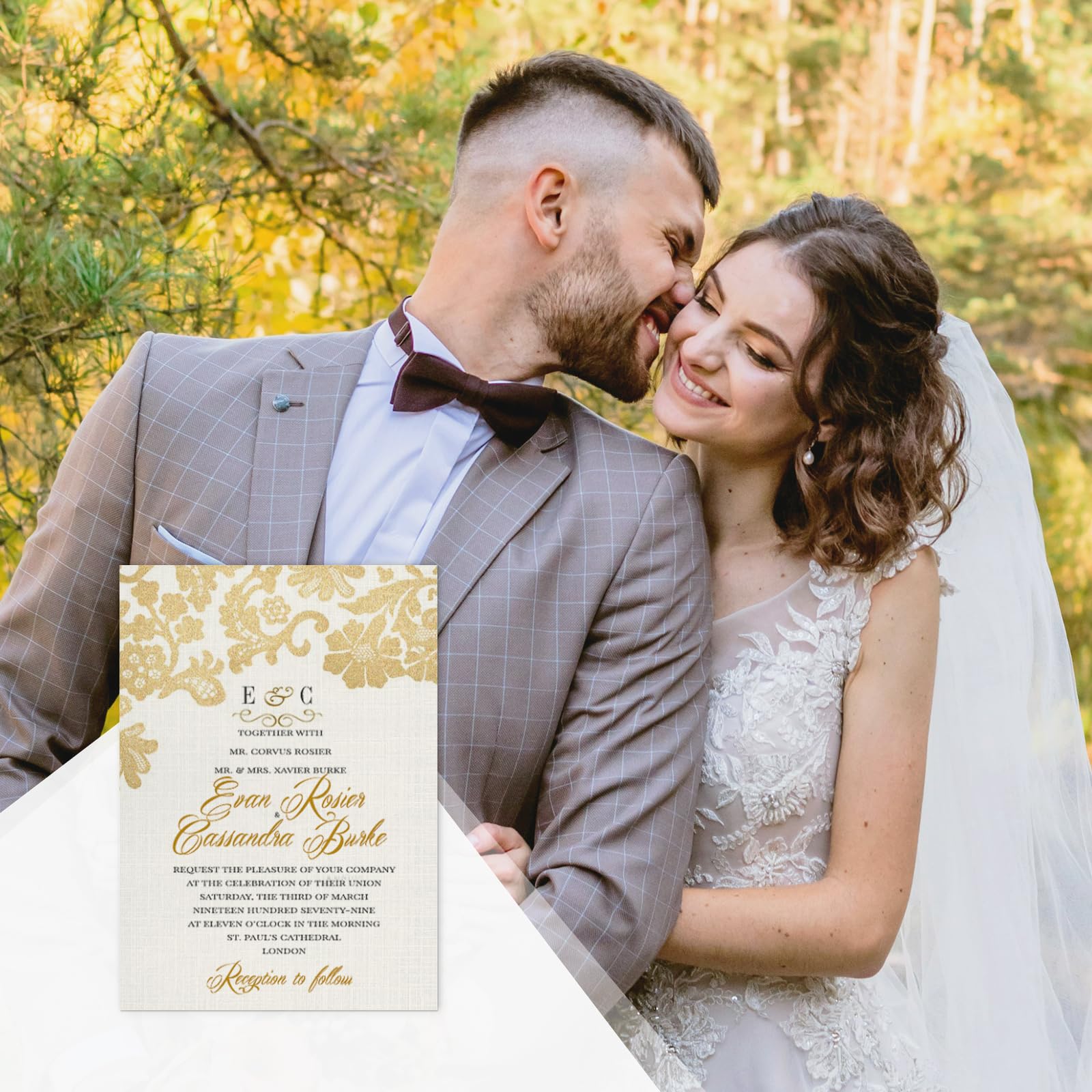 Goefun - Cartulina texturizada de papel de lino crema de 5 x 7, tarjetas de índice marfil para invitación de boda, papel de lino de 80 libras para impresión, invitaciones, artes y manualidades y
