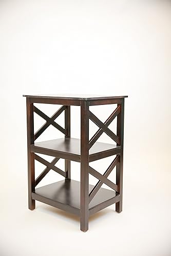 Miniatura 6 de pearington pear-turq-7136lado y mesa auxiliar con almacenamiento, color turquesa