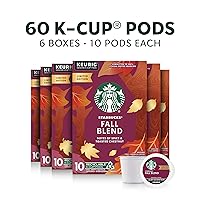 Vista 2 de Starbucks Cápsulas de café K-Cup, café tostado medio para cafeteras Keurig, mezcla de otoño, 100% arábica, edición limitada, 6 cajas
