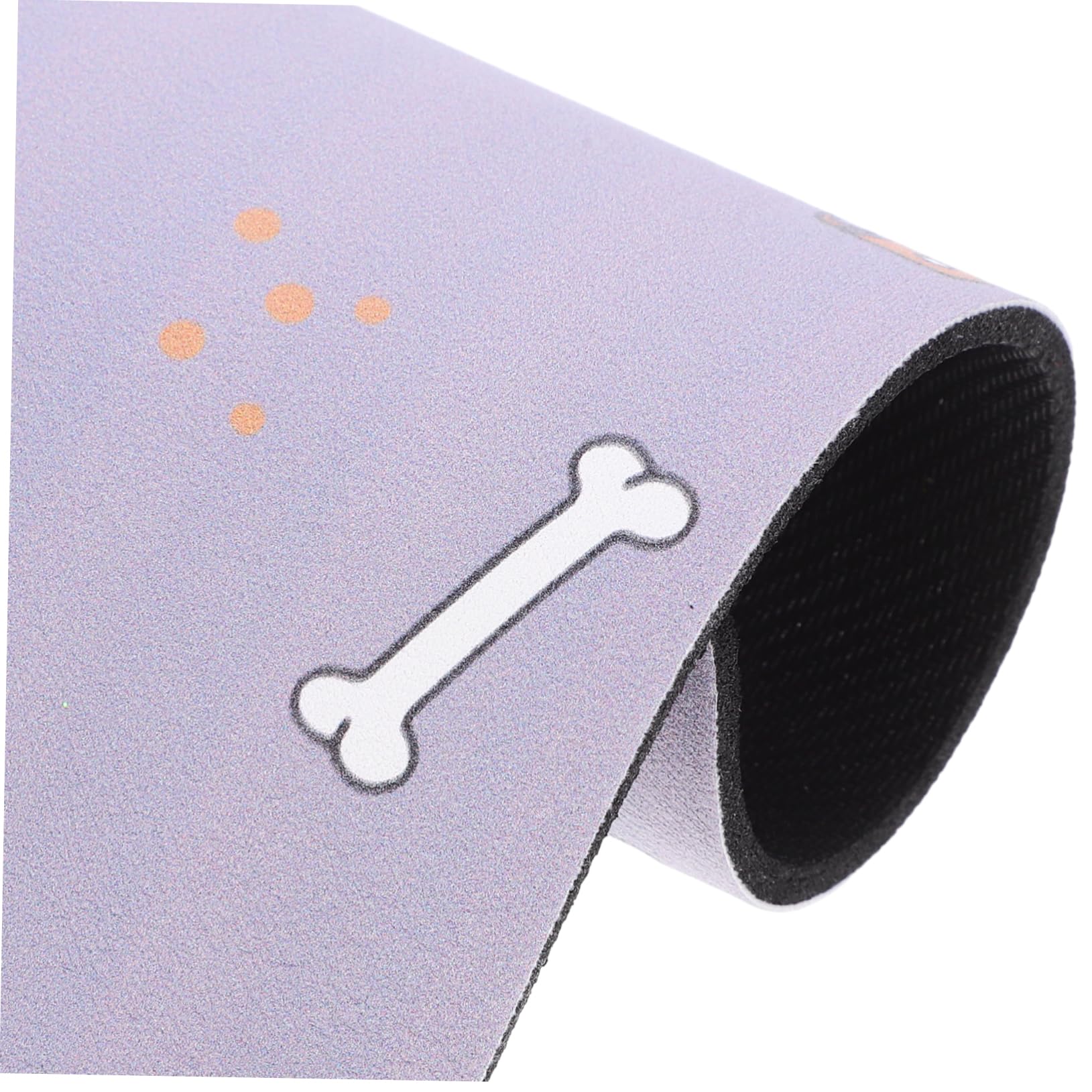 Supvox 5stücke rutschfeste Futtermatte Für Haustiere Absorbierende Und wasserdichte Napfunterlage Für Hunde Und Katzen Großes Design Für Mehrere Tiere Grauton Mit Knochenmotiv