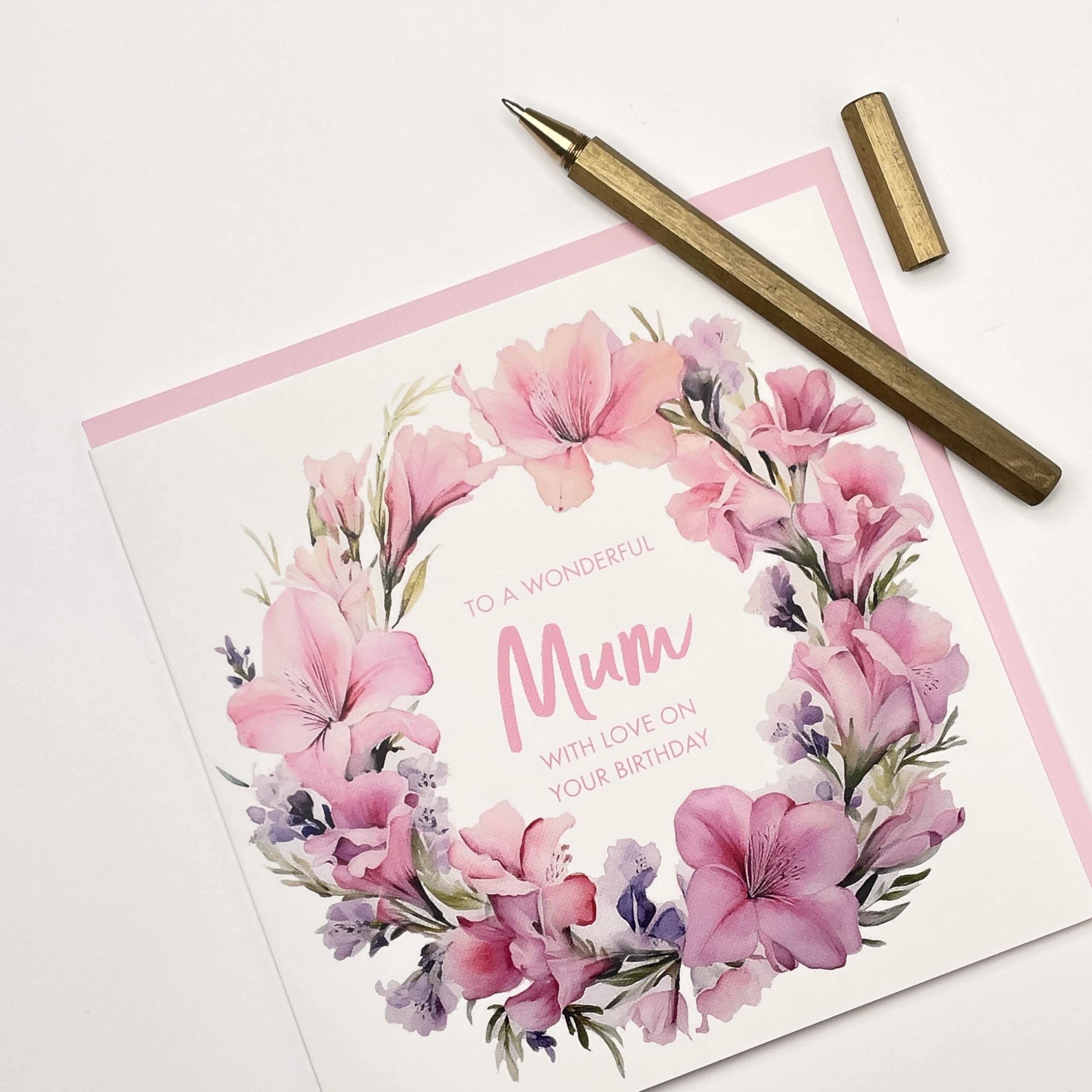 Old English Co. Carte D'anniversaire Florale Pour Femme – Jolies