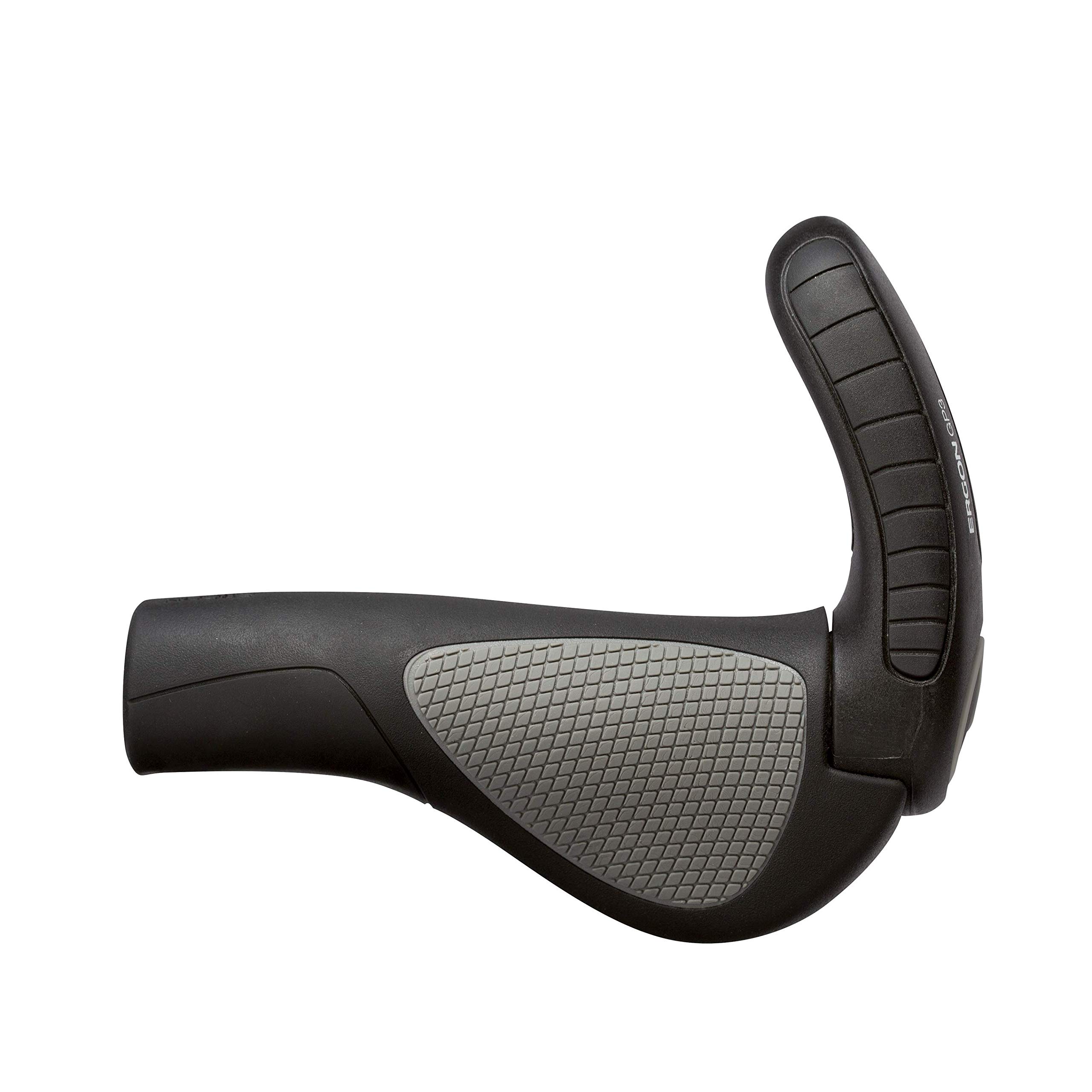 Ergon - GP3 Lock-on Fahrradgriffe | Regular kompatibel | für Touring und MTB Fahrräder | Large | Schwarz/Grau & SKS Germany TOPCAGE Flaschenhalter für Fahrräder, 18 x 10 x 10 cm