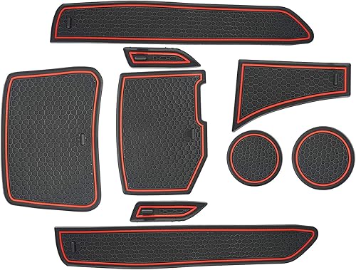 Miniatura 8 de Auovo Alfombrillas antipolvo para Camaro accesorios 2023 2022 2021 2020 2019 2018 2017 2016 ajuste personalizado forros de compartimento de puerta,