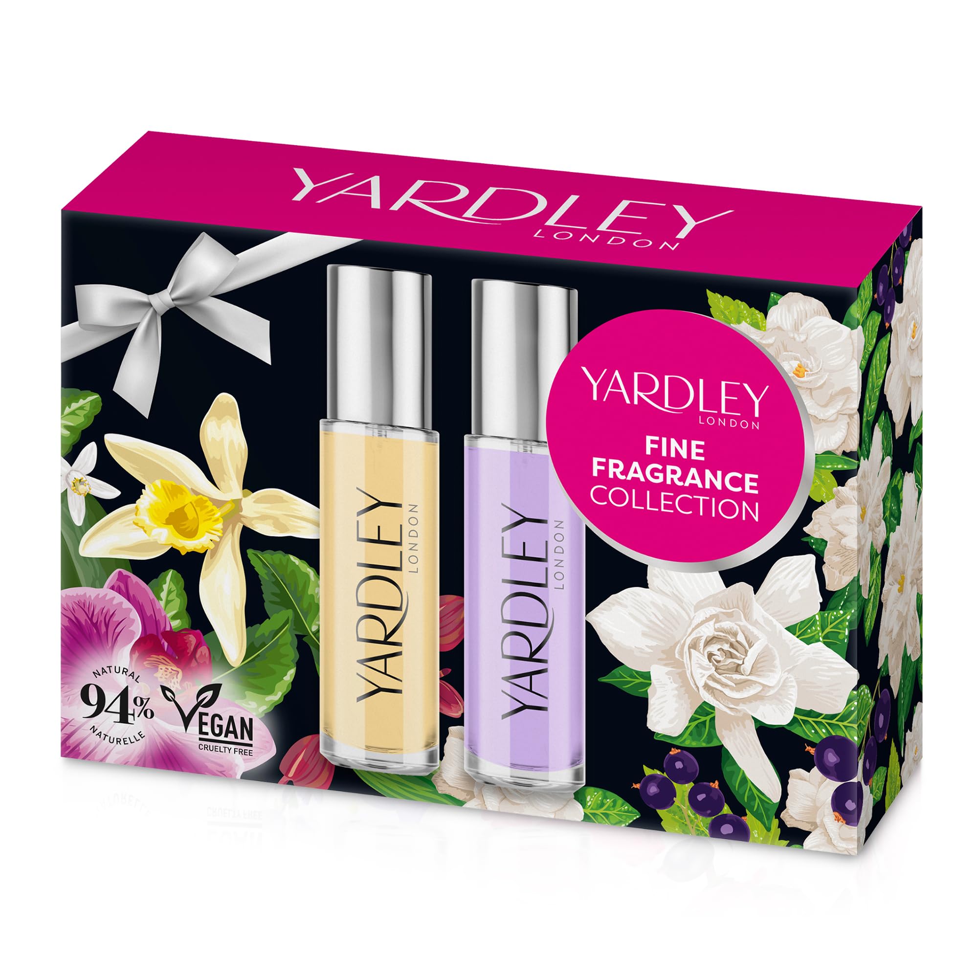 Yardley London Contemporary Florals Mini Fragrance Set, 2x 10ml