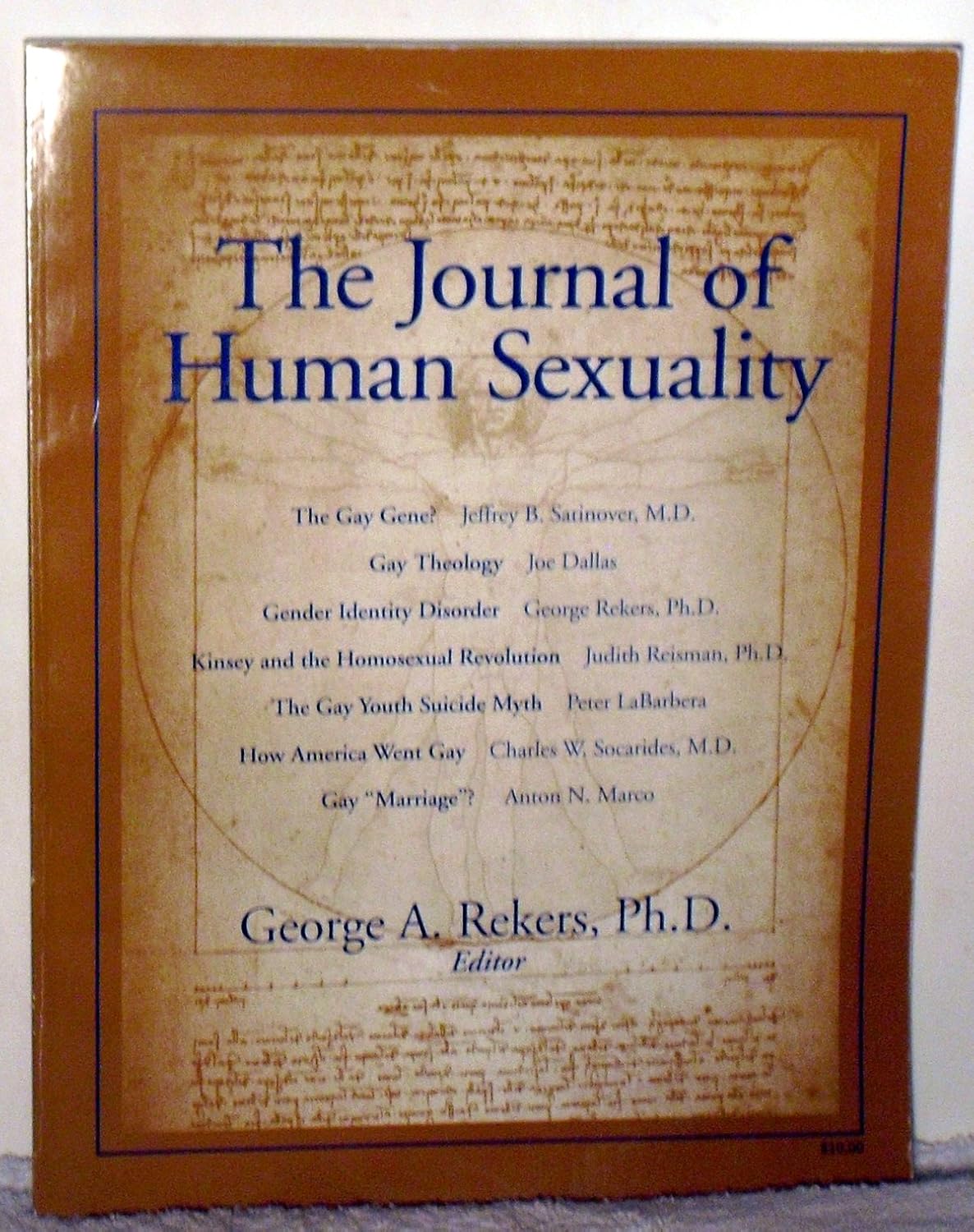 The journal of human sexuality: George A. Rekers: 9780929510071: Amazon ...