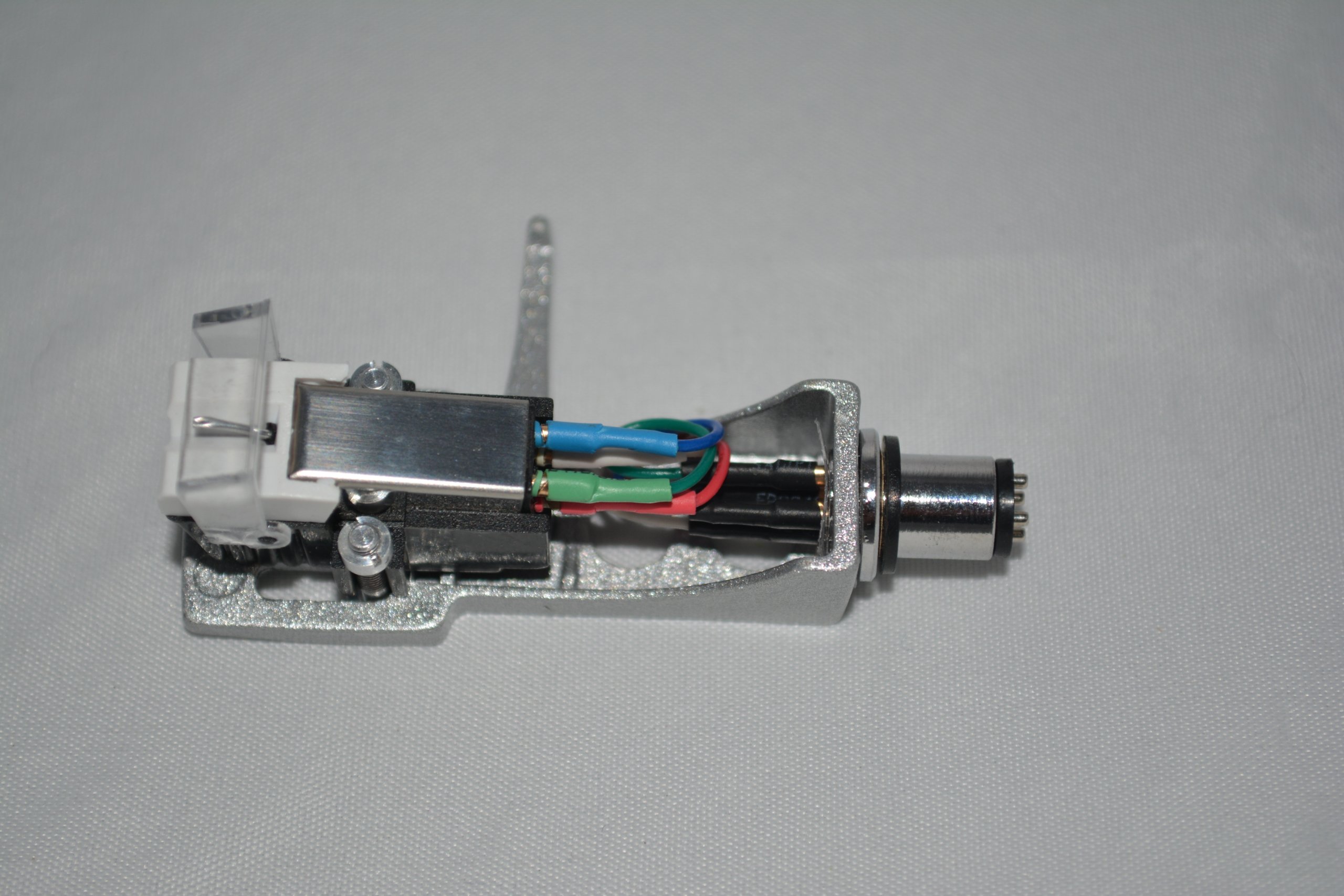 Argento copertura della TESTINA PER GIRADISCHI montaggio con CARTUCCIA PER TECHNICS sl1410, SL1500, sl1510, SL D33, SL D3K, SL D5, SL Q2, SL Q202, SL Q2k GIRADISCHI
