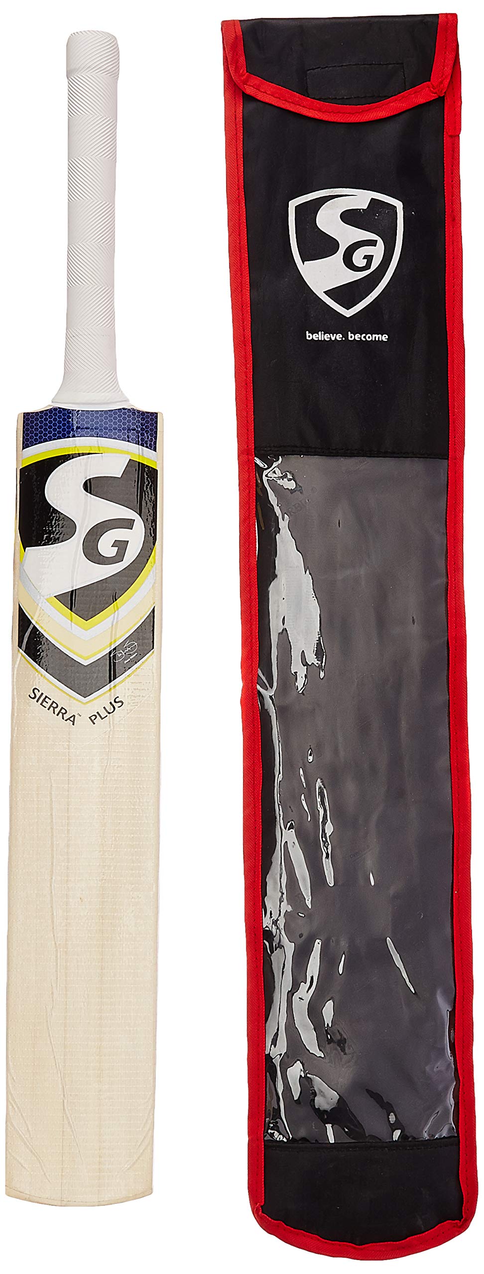 SG Sierra Plus Kashmir Willow Cricket Bat – Light, Durable