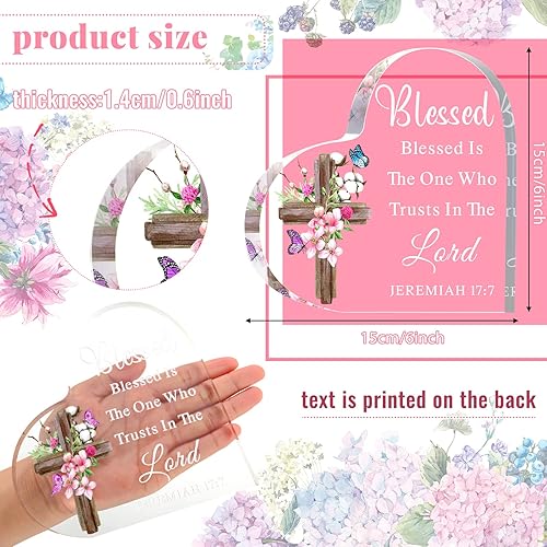 Miniatura 3 de Regalos cristianos de acrílico para mujer, regalos inspiradores con versículos de la Biblia y oraciones, regalos religiosos con las Sagradas
