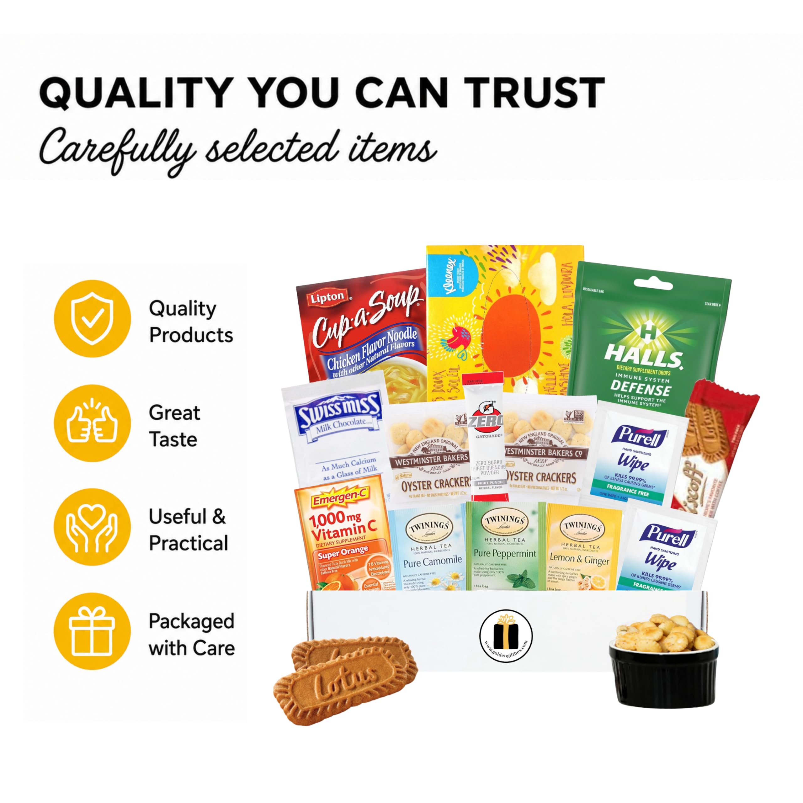 Amazon.com: Get Well Care Package for Adults – 10-Piece Cold & Flu
