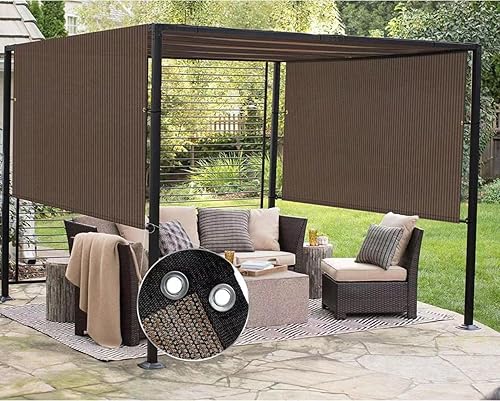 Miniatura 6 de FAIR WIND Tela para sombra 90% para el sol, pantalla de privacidad, toldo para patio, con ojales, red para jardín, pérgola, al aire libre, 10 x 10